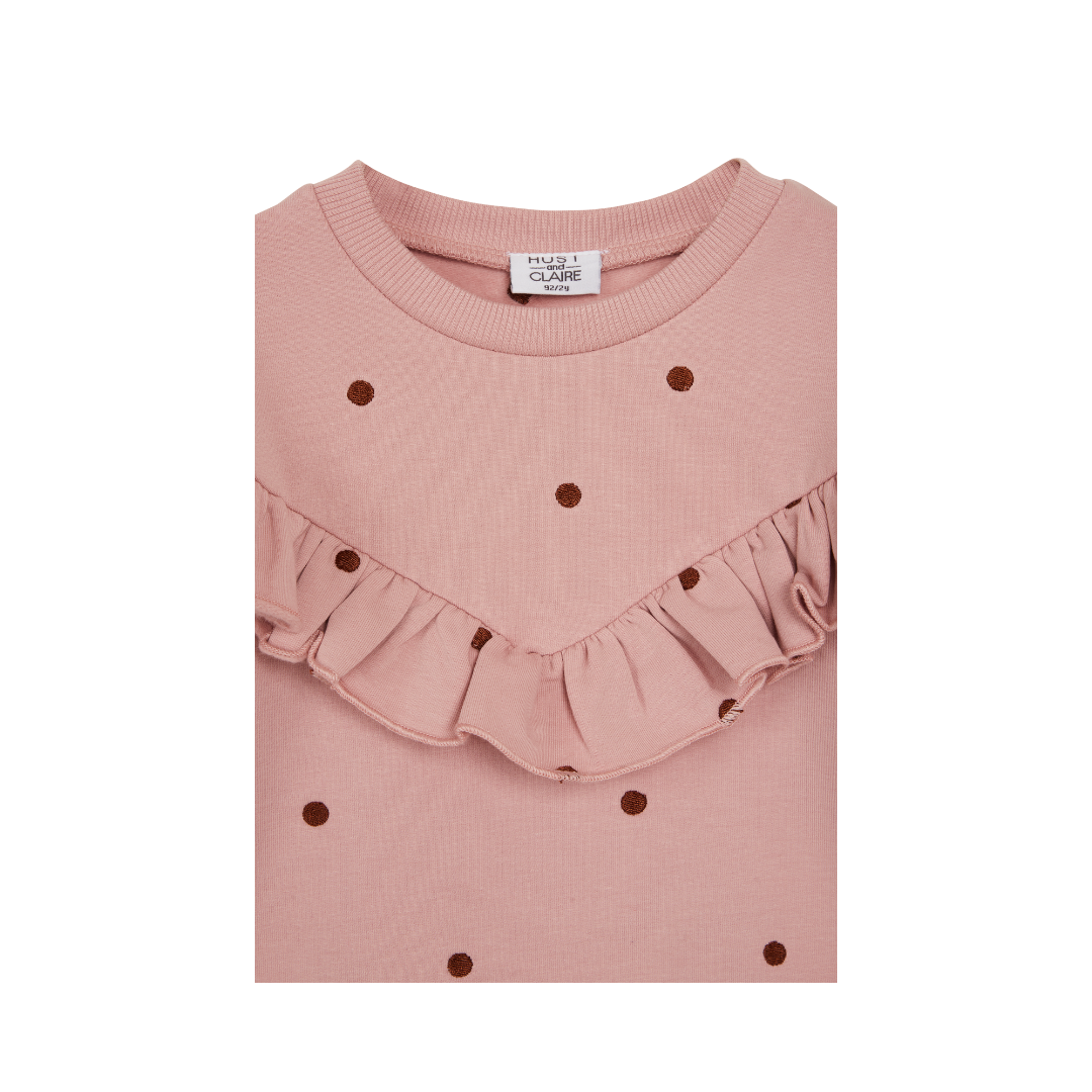 Hust & Claire Sicilia sweatshirt dusty rose