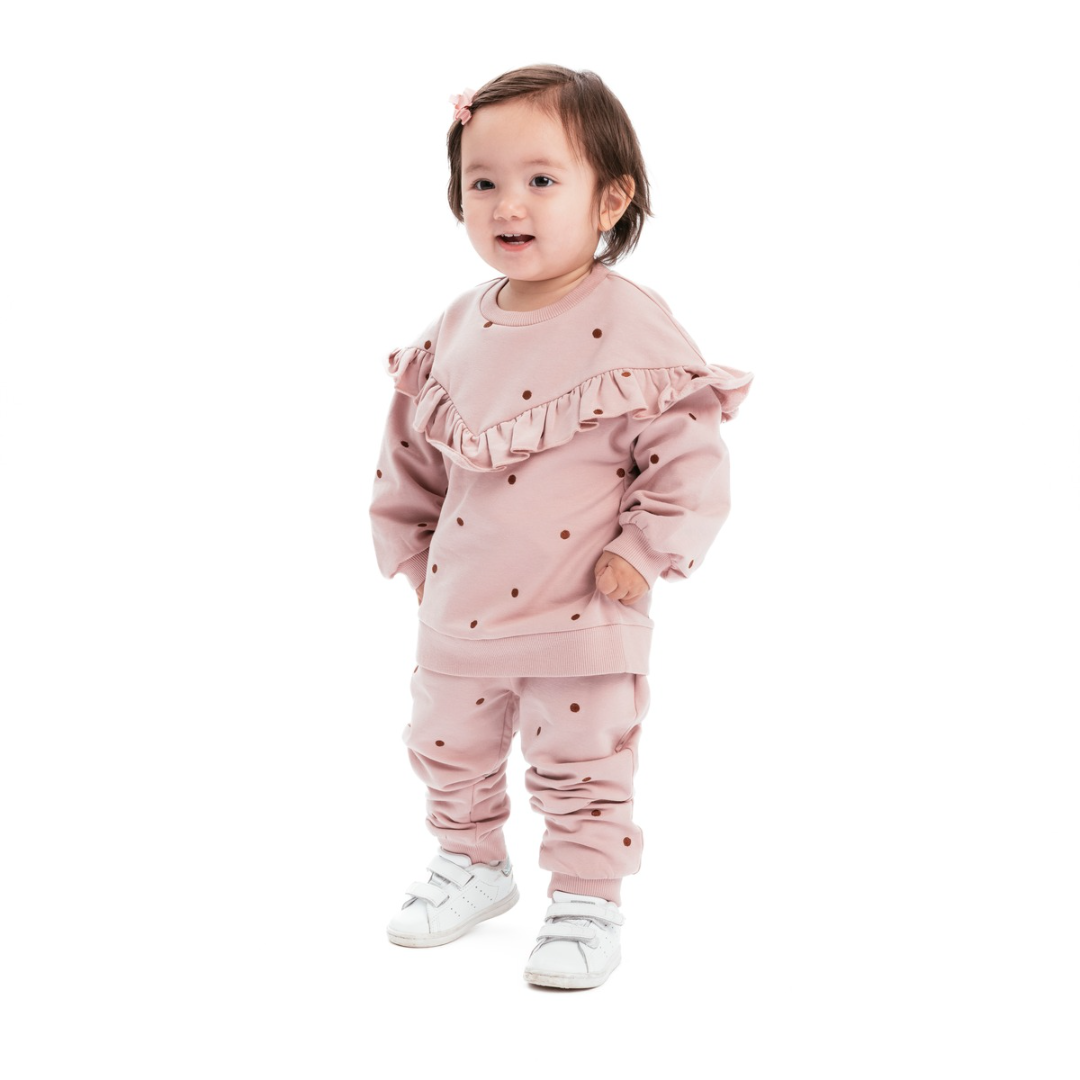 Pige med Hust & Claire Sicilia sweatshirt dusty rose