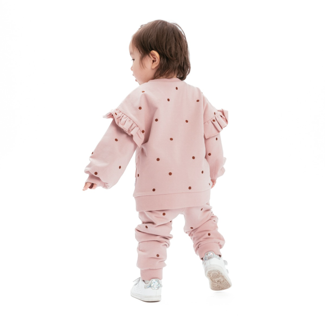 Pige med Hust & Claire Sicilia sweatshirt dusty rose