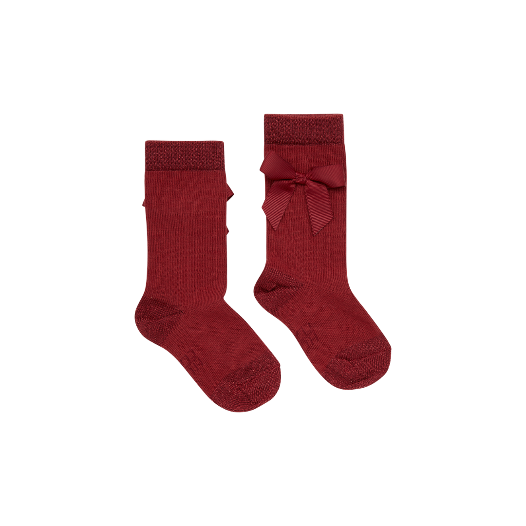 Hust & Claire Fideli stømper teaberry
