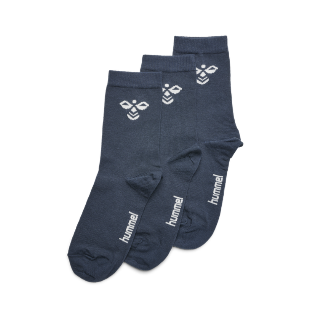 Hummel Sutton 3-pak strømper blue nights