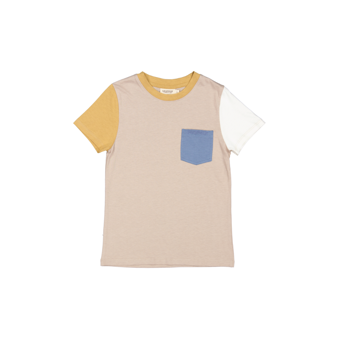 MarMar Ted t-shirt colour block llama
