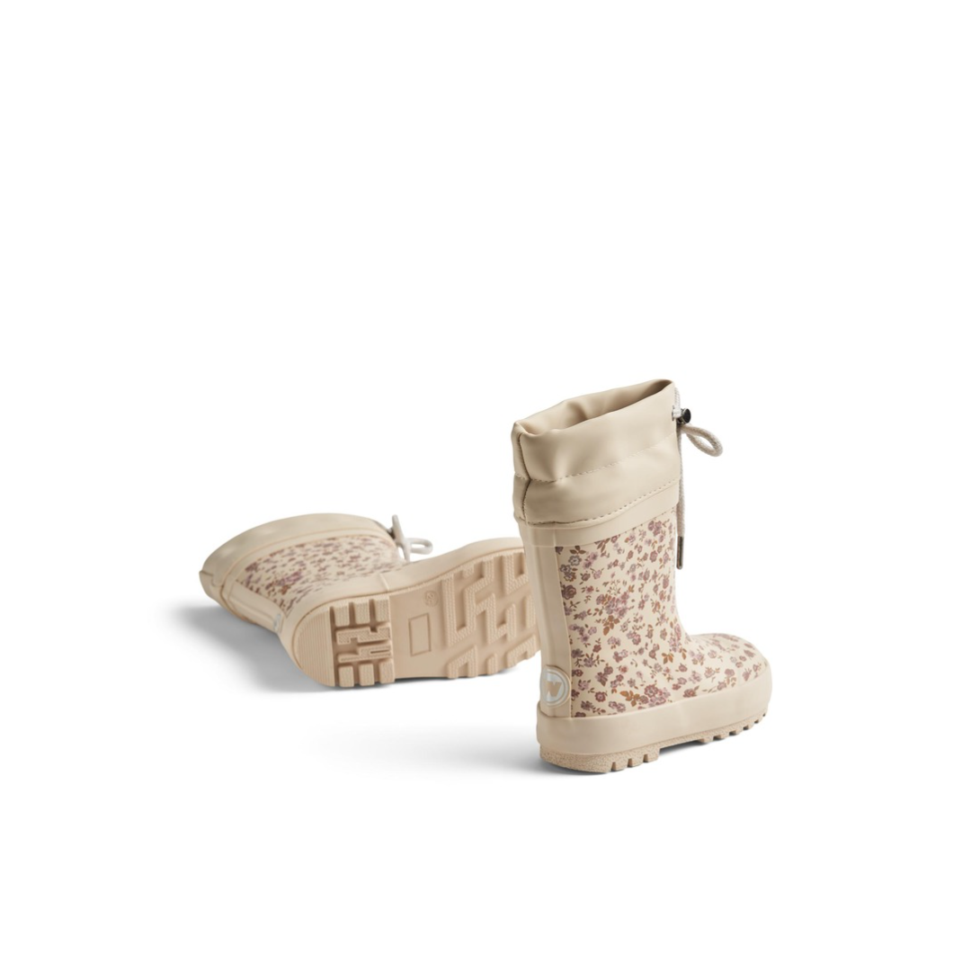 Wheat Footwear Termo gummistøvler rose flowers