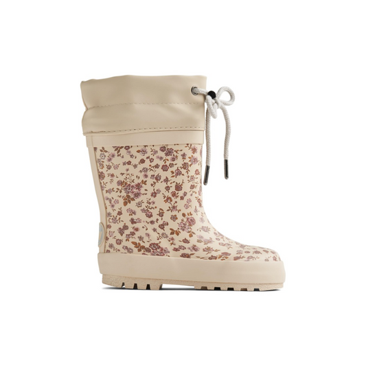 Wheat Footwear Termo gummistøvler rose flowers