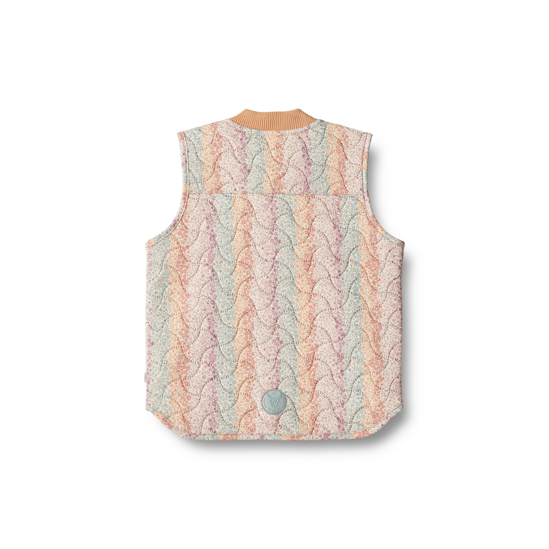 Wheat Ede termovest rainbow flowers