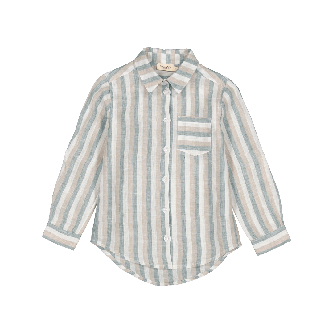 MarMar Tommy skjorte dusty blue stripe