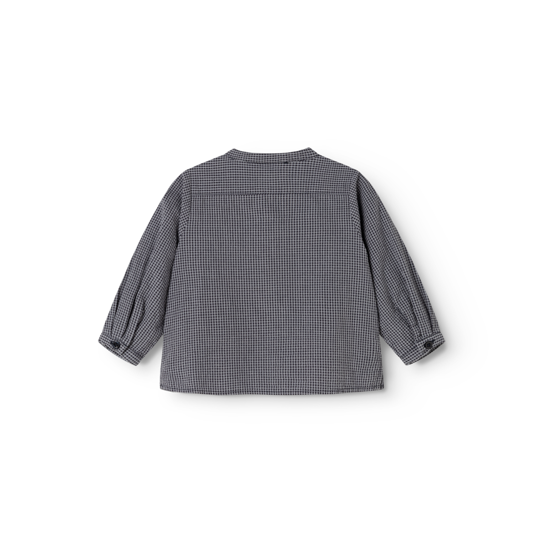 MarMar Totoro skjorte pigeon blue check