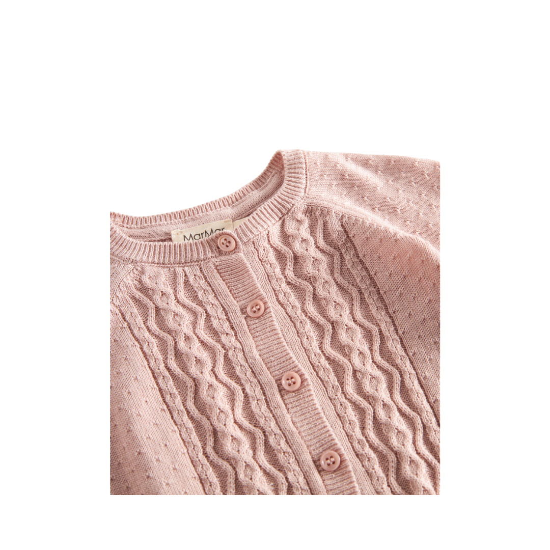MarMar Totti strik cardigan faded rose