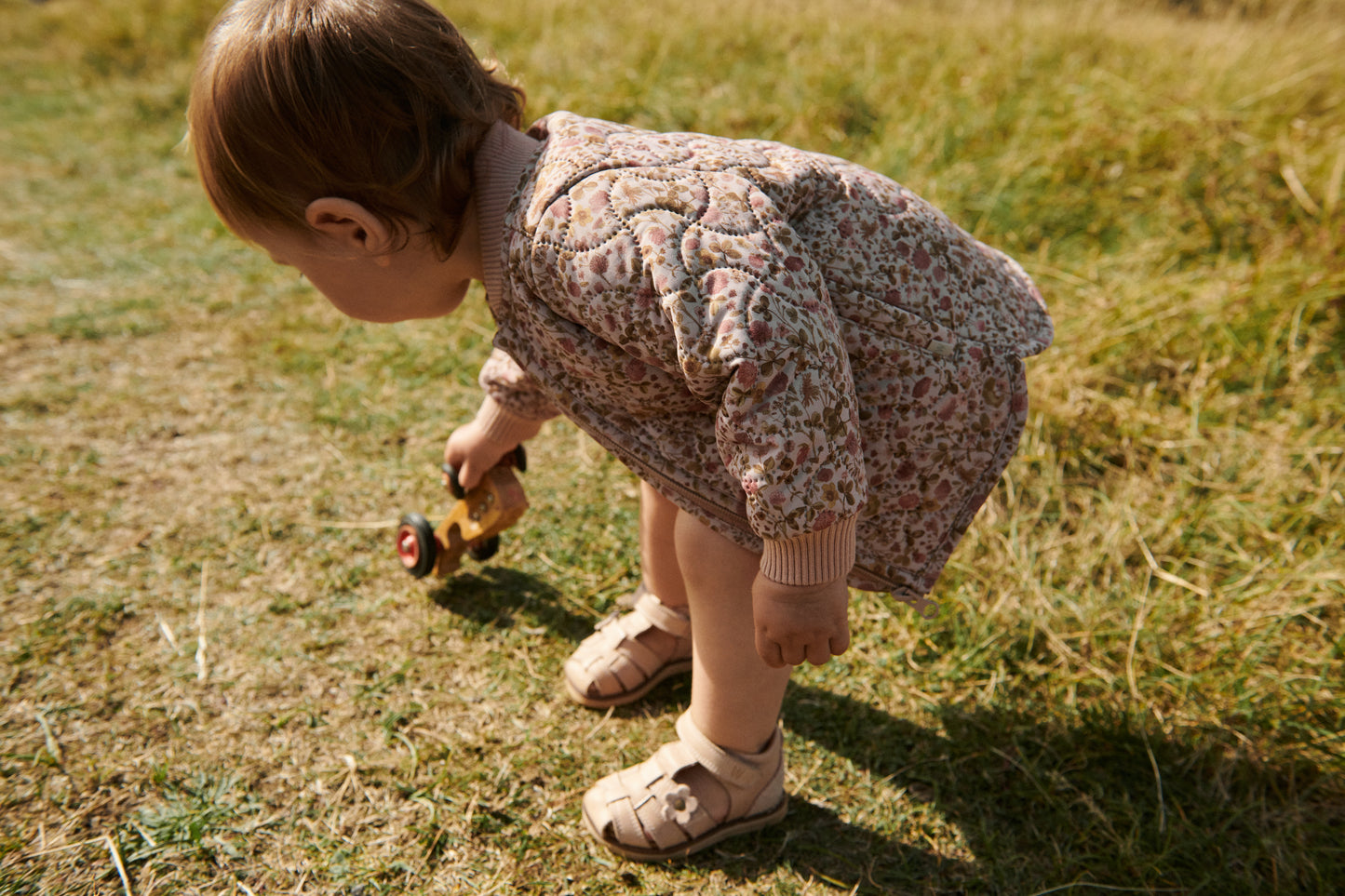 Wheat Footwear Sky flower sandal beige rose