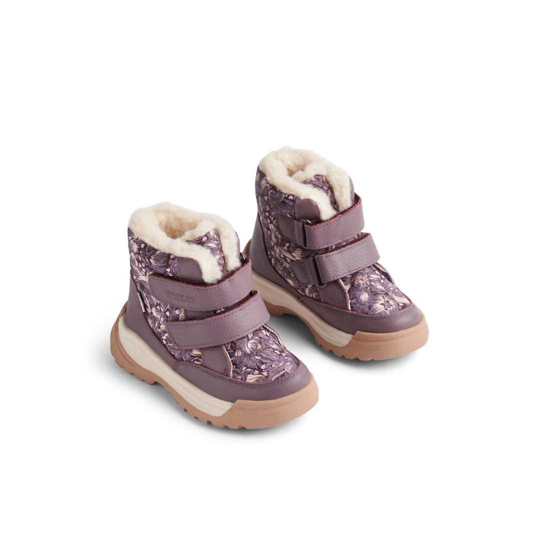 Wheat Footwear Millas tex vinterstøvler purple tulips