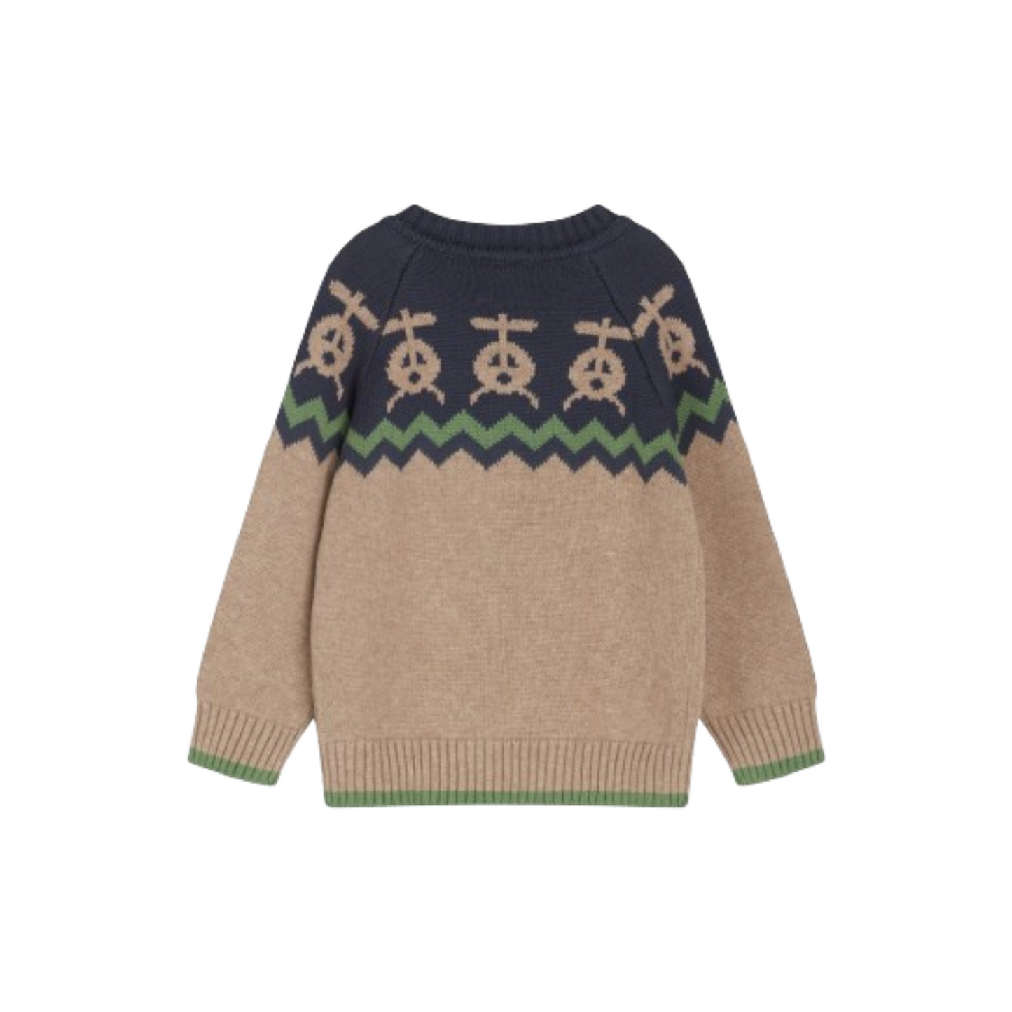 Hust & Claire Porter strik deer brown melange