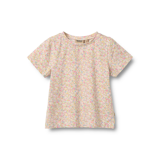 Wheat Manna t-shirt blush flower meadow