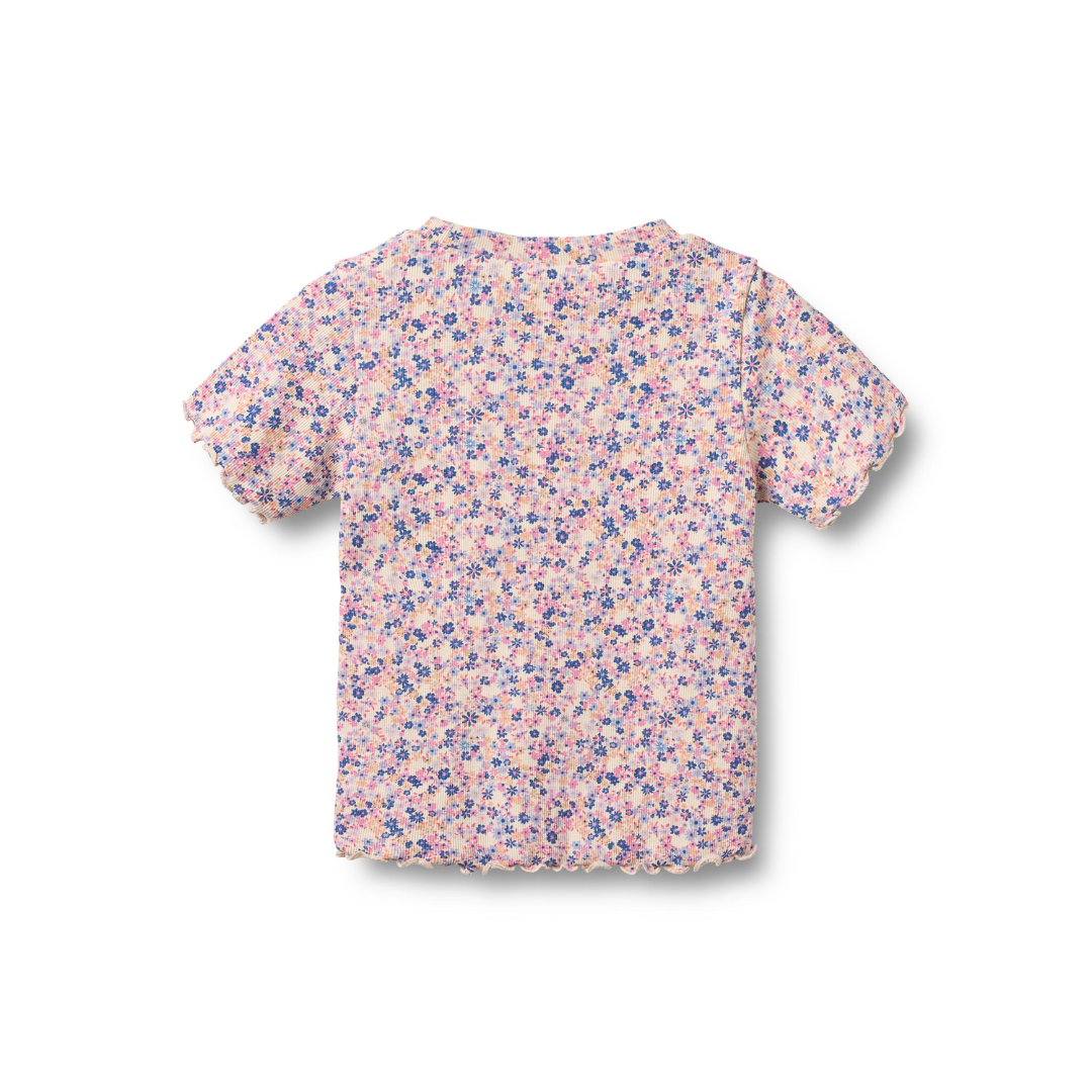 Wheat Alicia t-shirt pink blue flowers