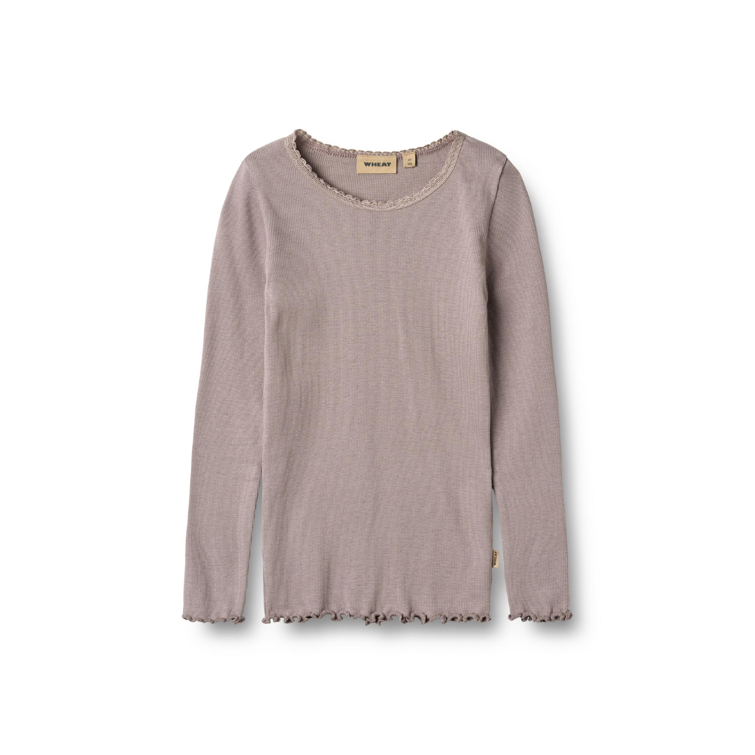 Wheat Reese rib t-shirt dusty purple