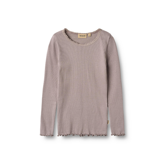 Wheat Reese rib t-shirt dusty purple