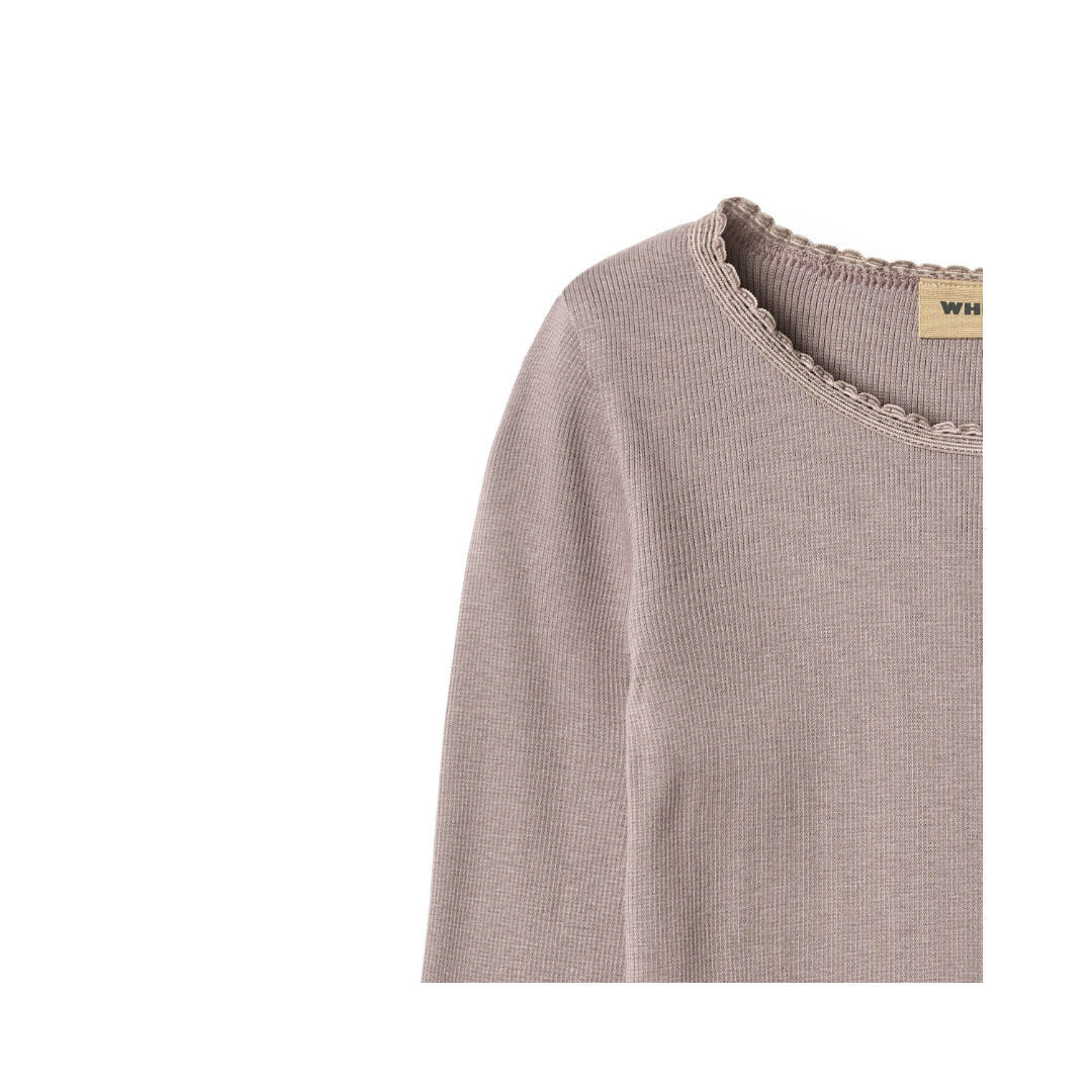 Wheat Reese rib t-shirt dusty purple