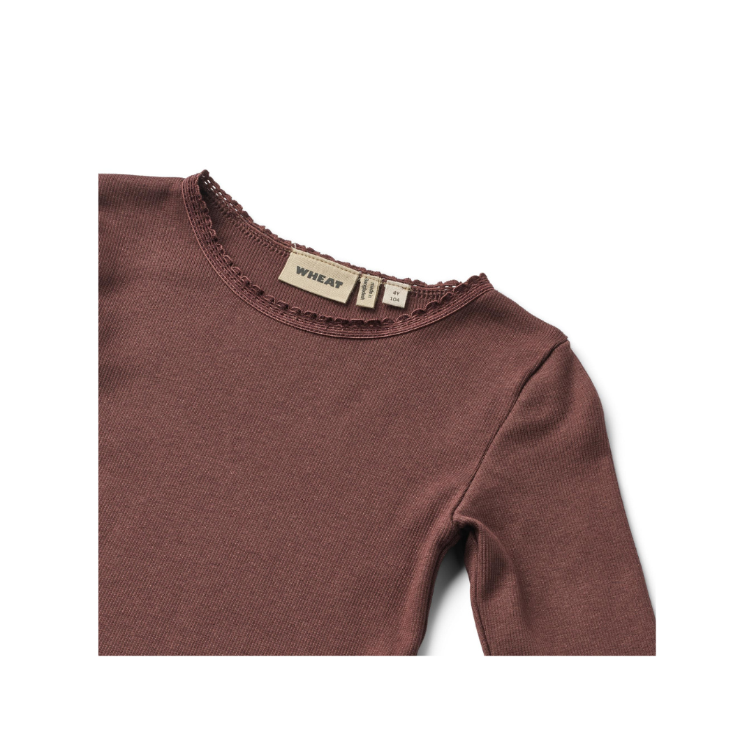 Wheat Reese rib t-shirt eggplant