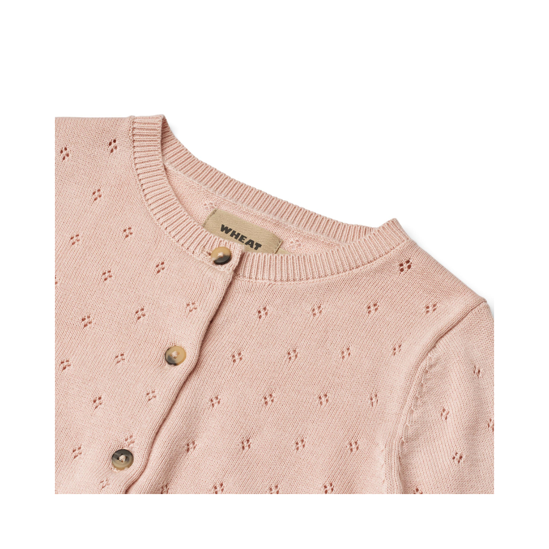 Wheat Maia cardigan powder