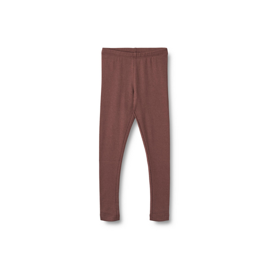 Wheat Maddy rib leggings eggplant