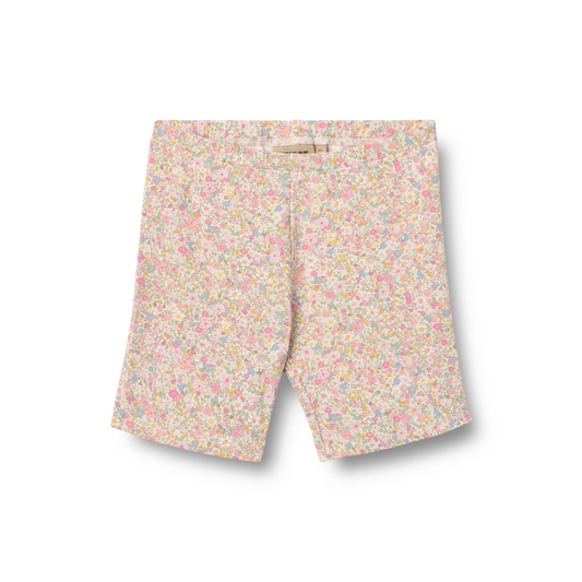 Wheat Anne biker shorts blush flower meadow