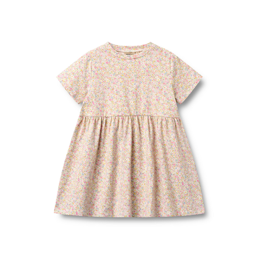 Wheat Anna kjole blush flower meadow