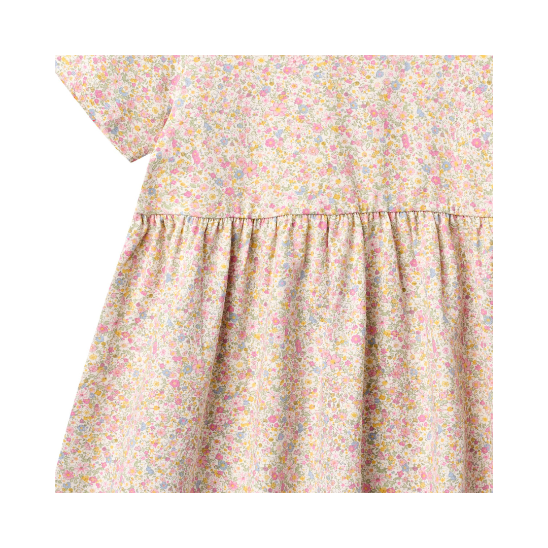 Wheat Anna kjole blush flower meadow