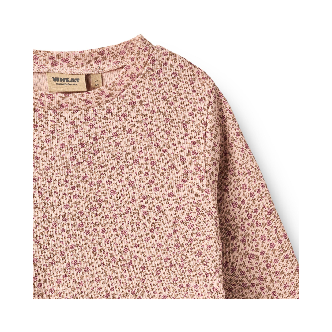 Wheat Sessa kjole dime rose small flowers