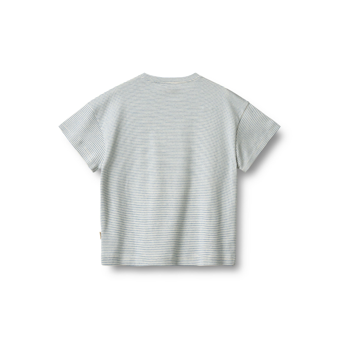 Wheat Tommy t-shirt blue stripe