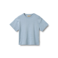 Wheat Tommy t-shirt faded blue stripe