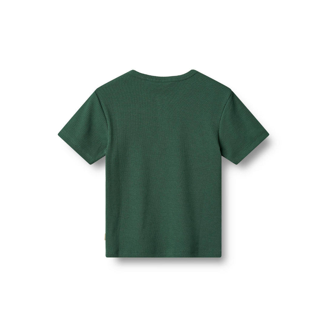 Wheat Lumi rib t-shirt green