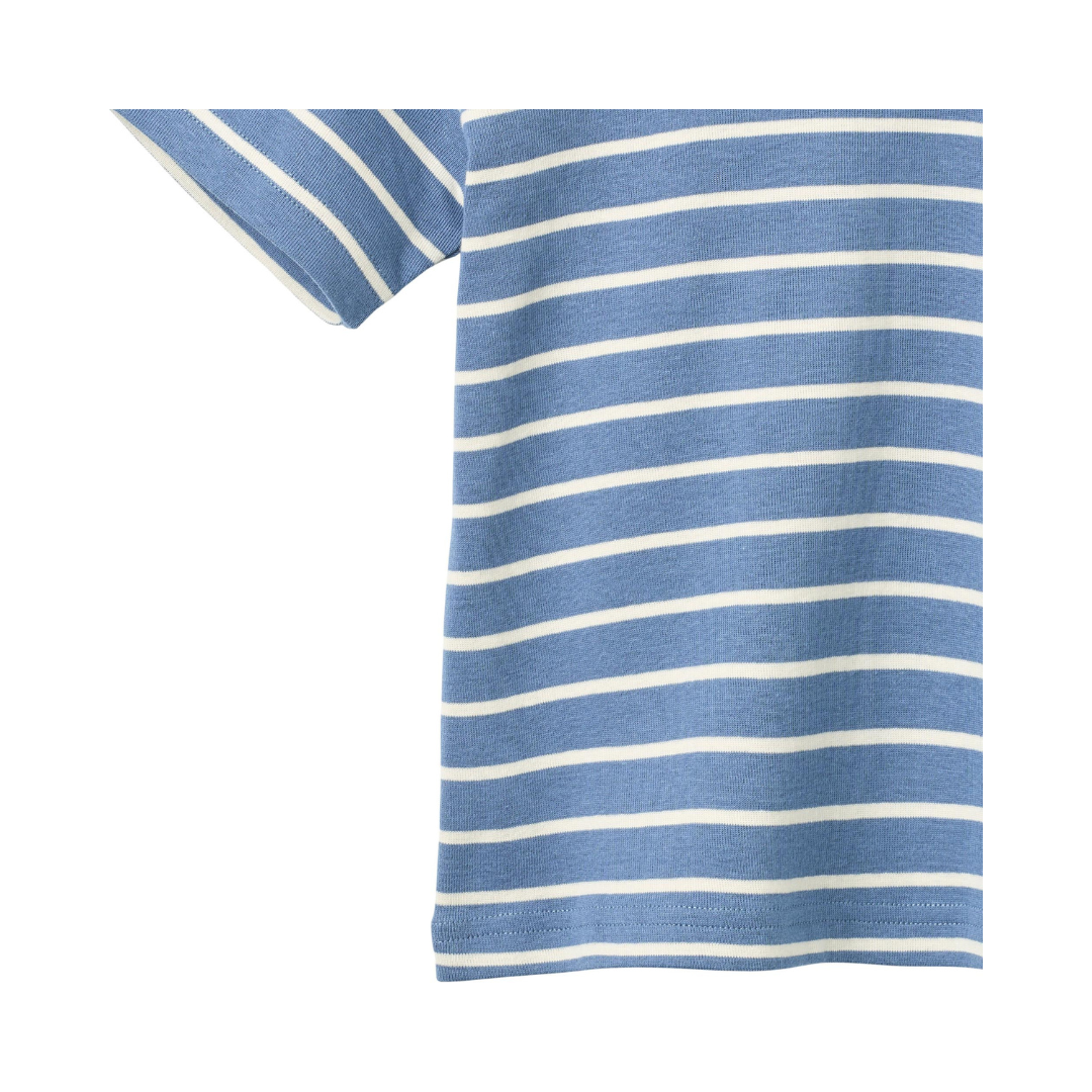 Wheat Fabian t-shirt blue stripe