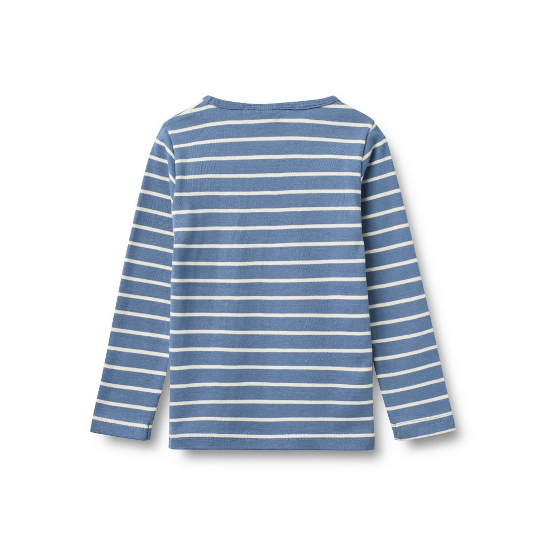 Wheat Stig bluse blue stripe