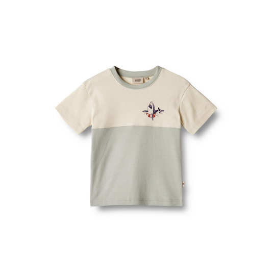 Wheat Oliver t-shirt sea mist 