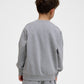 Dreng med Hummel Clean sweatshirt grey melange