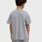 Dreng med Hummel Clean t-shirt S/S grey melange