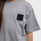 Pige med Hummel Clean t-shirt S/S grey melange