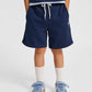 Dreng med Hummel Loose sweat shorts bee dress blues