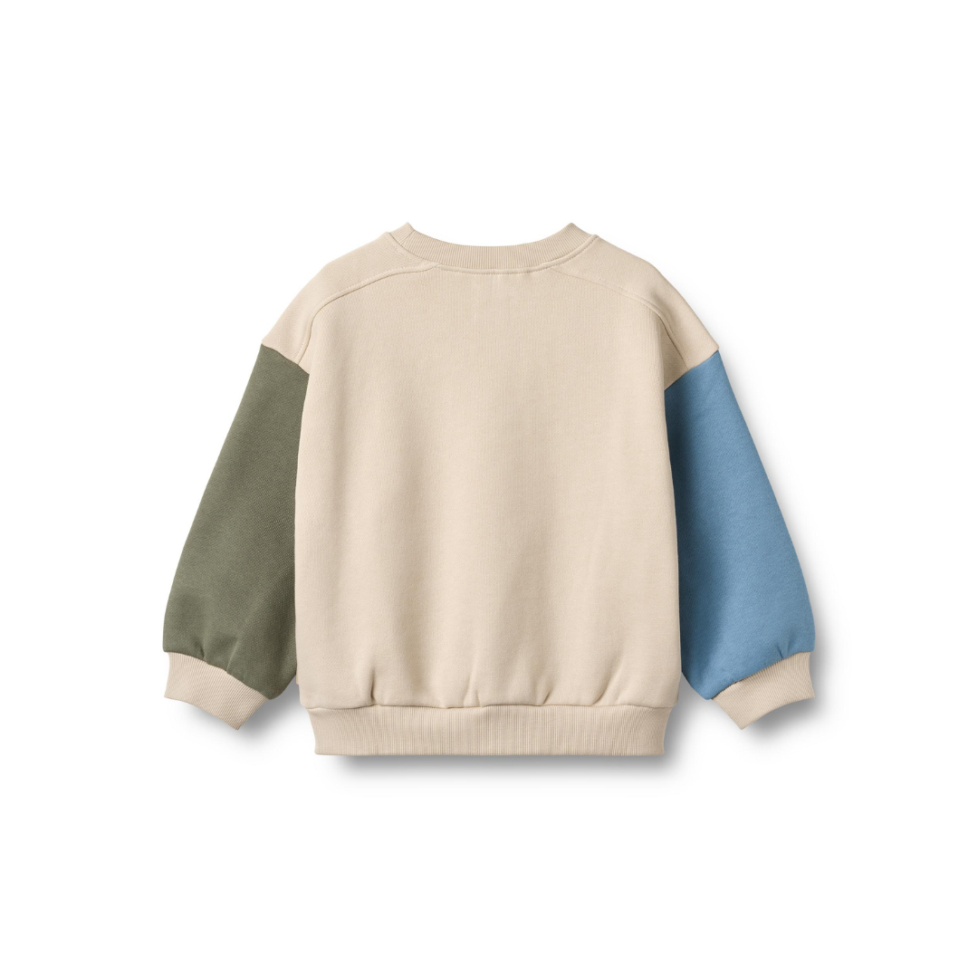 Wheat Elliot badge sweatshirt offwhite