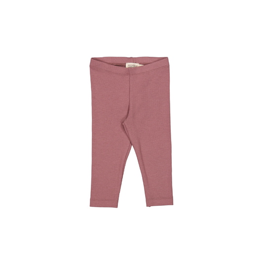 MarMar Modal fine rib leggings dusty grape