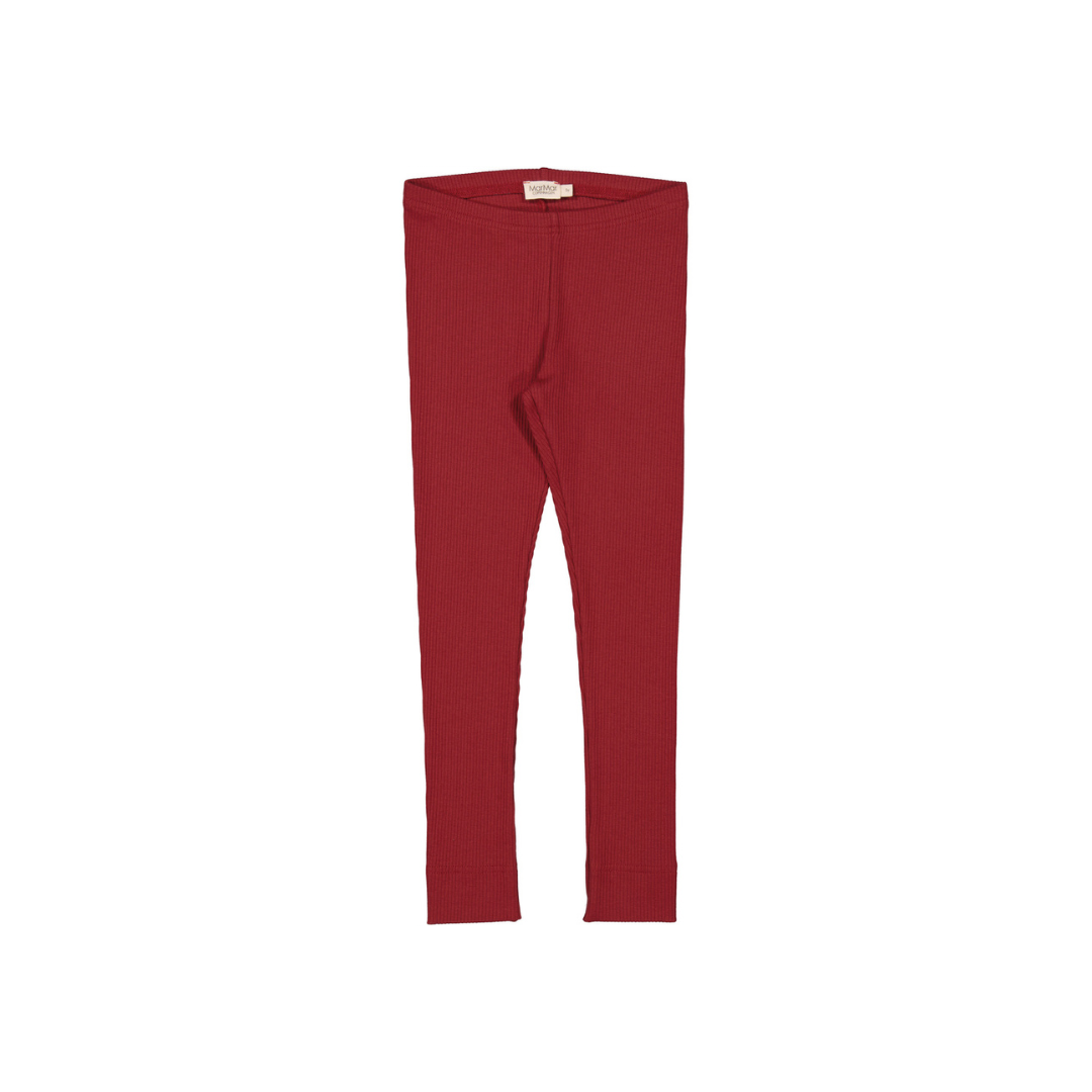 MarMar Modal leggings hibiscus red