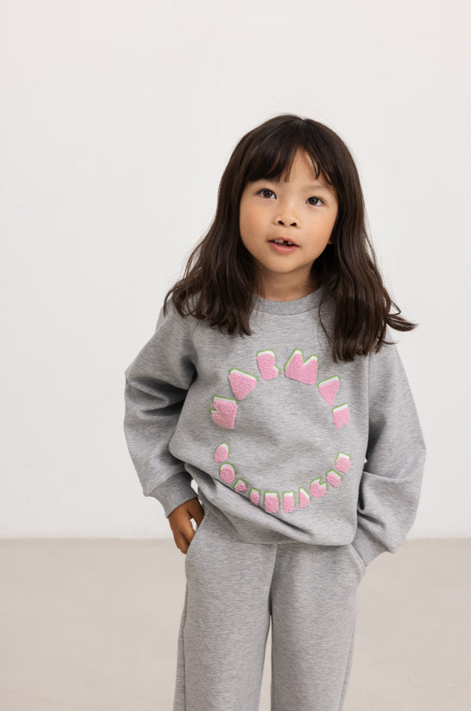 Pige MarMar Theos sweatshirt pink logo