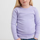 Pige med MarMar Modal plain tee LS soft lavender 