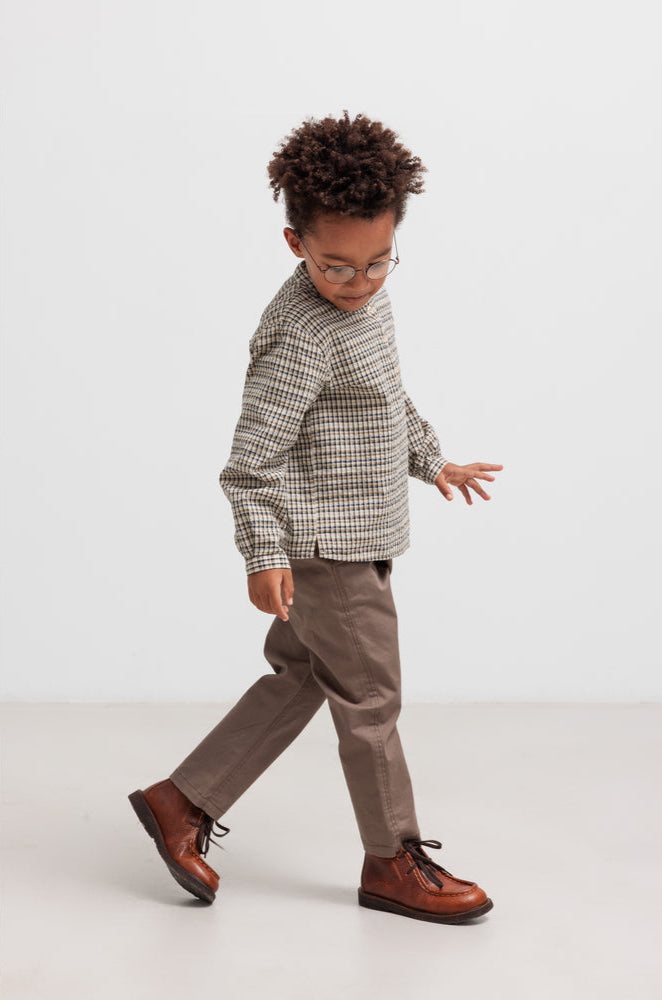 Dreng med MarMar Piper chino bukser dusty brown