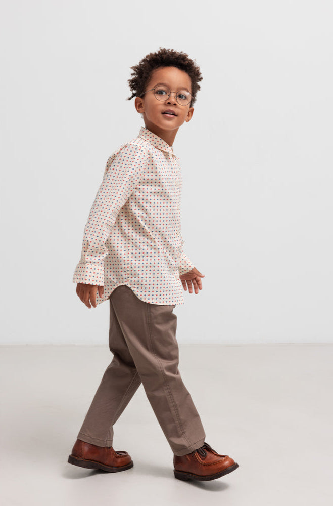 Dreng med MarMar Piper chino bukser dusty brown