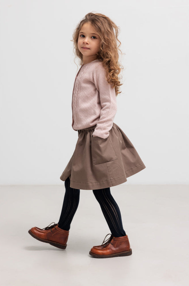 Pige med MarMar Simba nederdel dusty brown