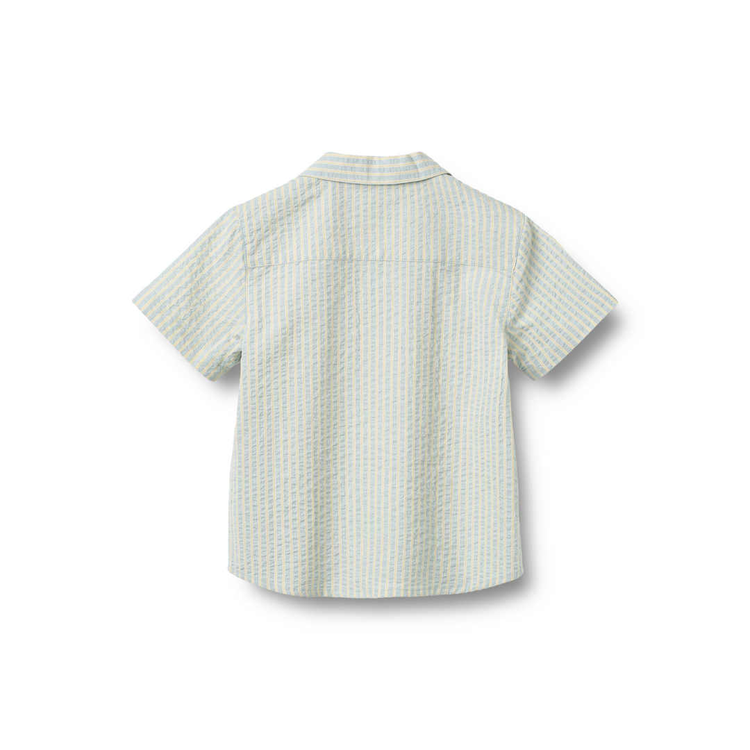 Wheat Anker skjorte SS summer sky stripe