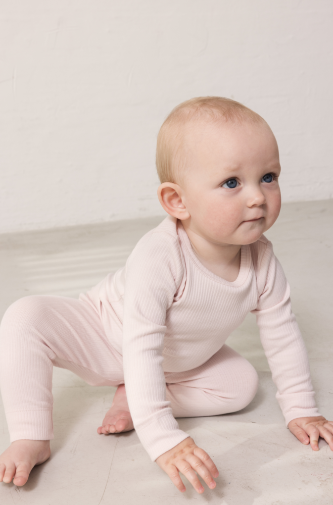 Baby med MarMar Modal body plain LS rose touch