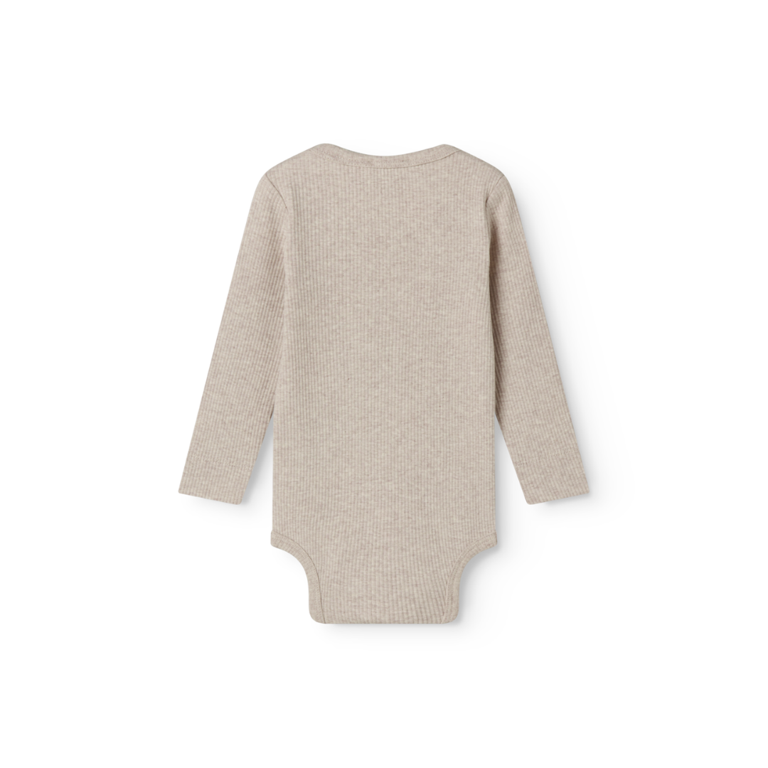 MarMar Modal body plain LS light beige melange