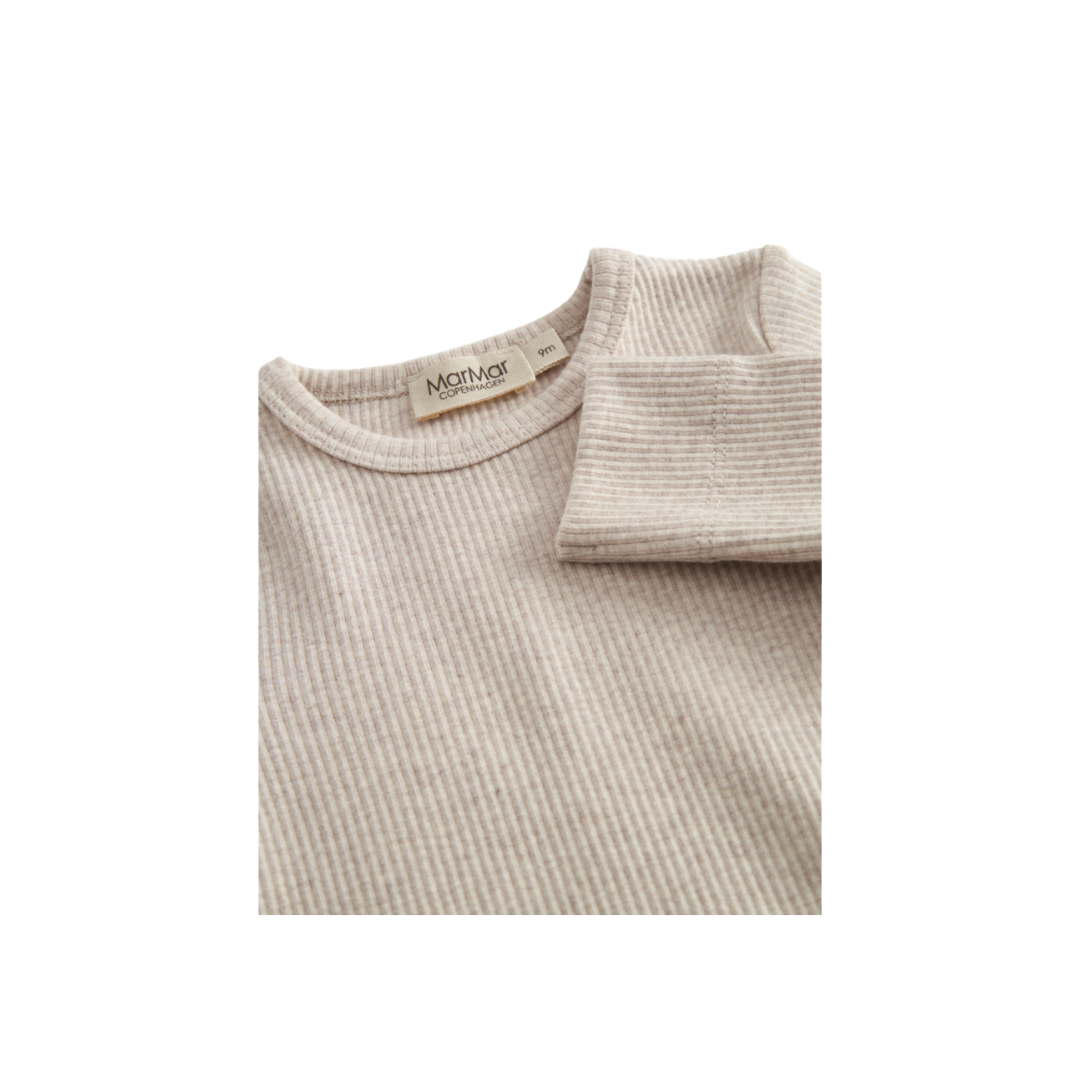 MarMar Modal body plain LS light beige melange