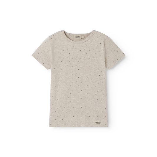 MarMar Tago t-shirt beige melange dot